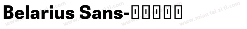 Belarius Sans字体转换